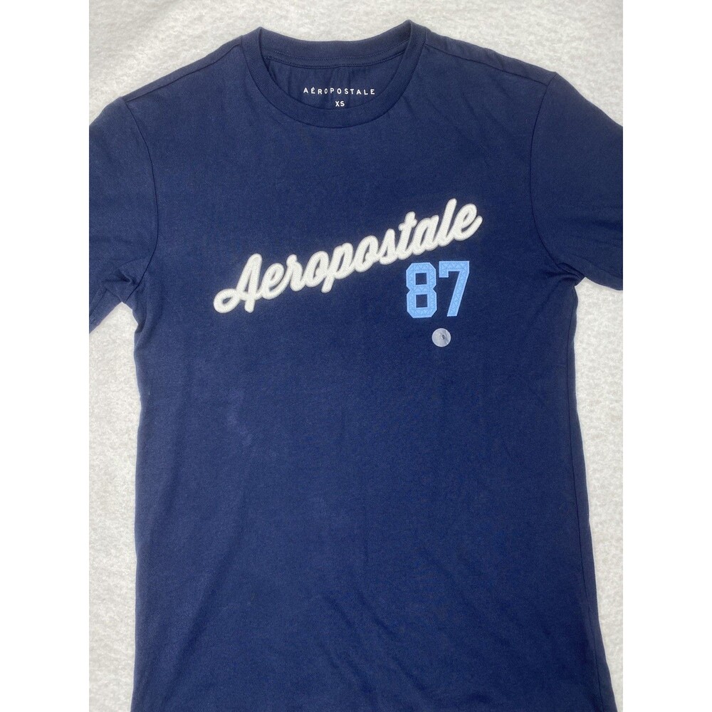 Aeropostale T-Shirt Size XS Blue Navy Short Sleeve Preppy Men’s Woman’s NWOT